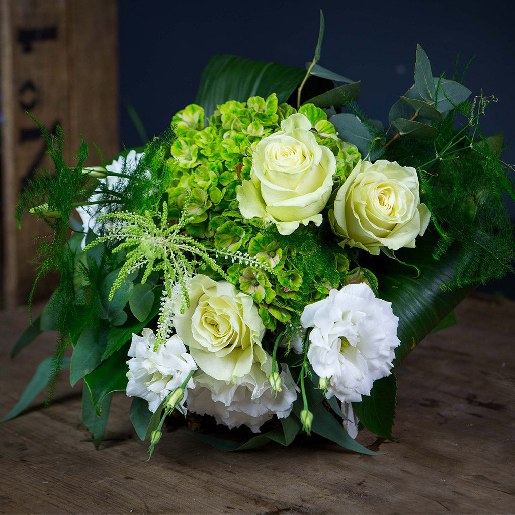 Hortensia vert (5 tiges)